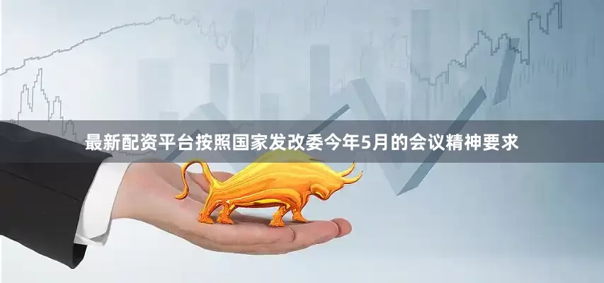 最新配资平台按照国家发改委今年5月的会议精神要求
