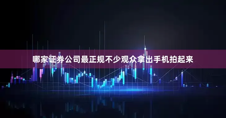 哪家证券公司最正规不少观众拿出手机拍起来